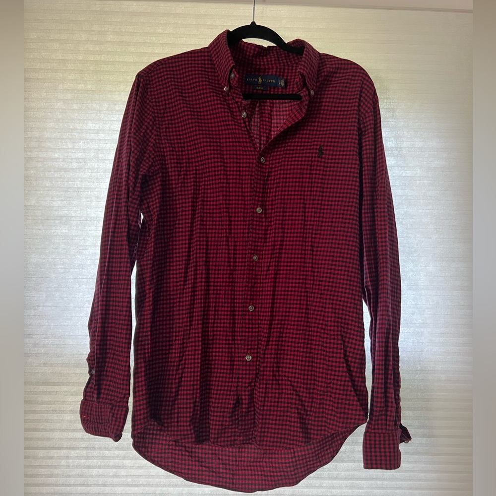 🎅🏼🎄Ralph Lauren Buffalo Plaid Button Down🎅🏼🎄